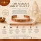 Om Namah Shivay Copper Bangle