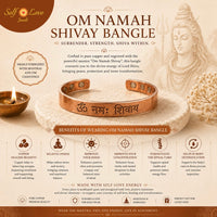 Om Namah Shivay Copper Bangle