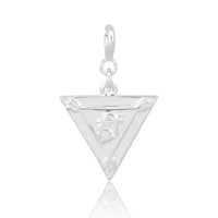 Hreem Yantra Charm  Small (92.5 Sterling Silver)