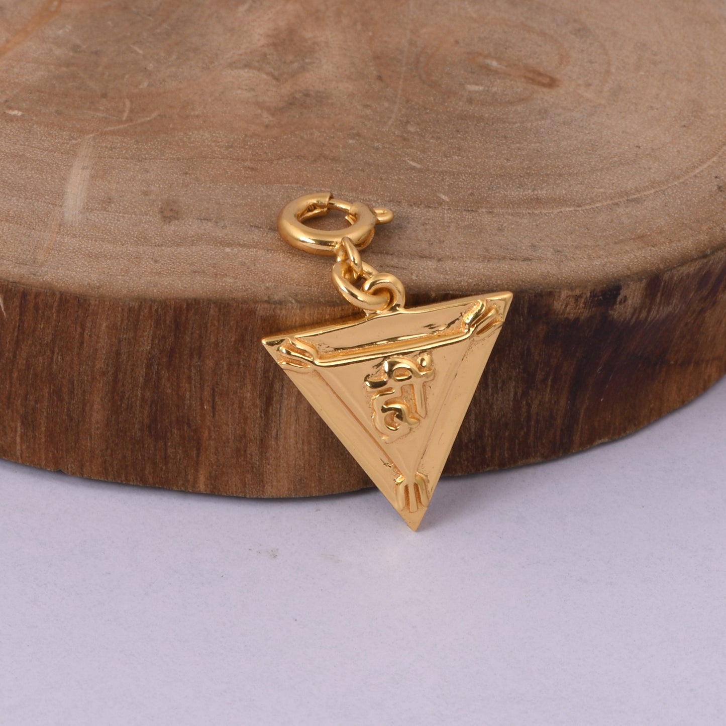 Hreem Yantra Charm  Small Size - Brass