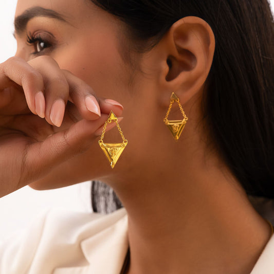 Hreem Earrings (18kt Gold Micron)