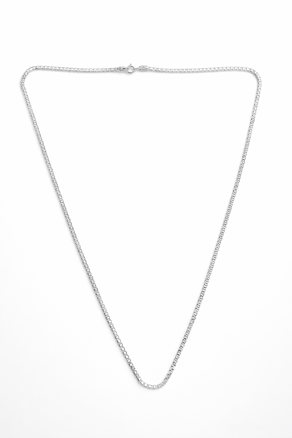 20” Box Chain – Consecrated 925 Sterling Silver