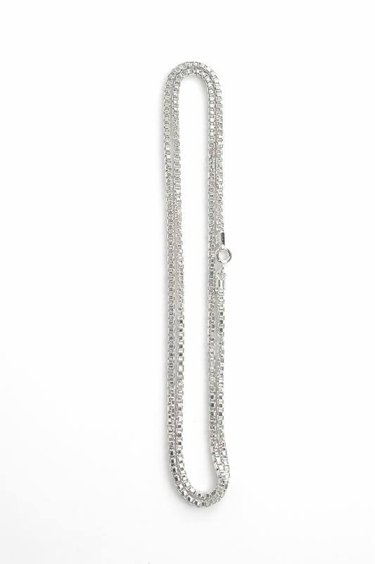 20” Box Chain – Consecrated 925 Sterling Silver