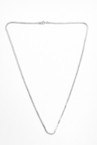 20” Box Chain – Consecrated 925 Sterling Silver