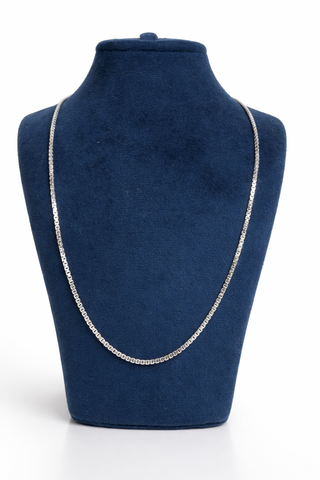 20” Box Chain – Consecrated 925 Sterling Silver