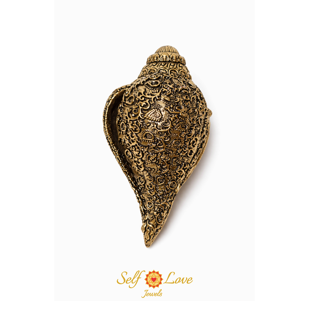 Vishnu Conch (Shankh) Symbol of Divine Protection, Prosperity & Sacred Energy