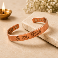 Om Namah Shivay Copper Bangle