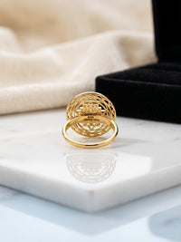 Shree Chakra 18K Gold Ring