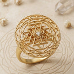Shree Chakra 18K Gold Ring