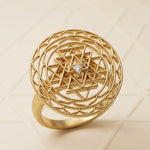 Shree Chakra 18K Gold Ring