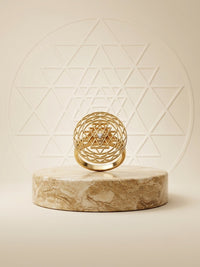 Shree Chakra 18K Gold Ring