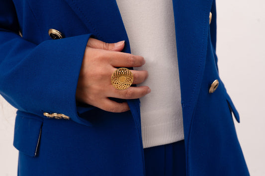 Energy Generator Ring: (18K Solid Gold)