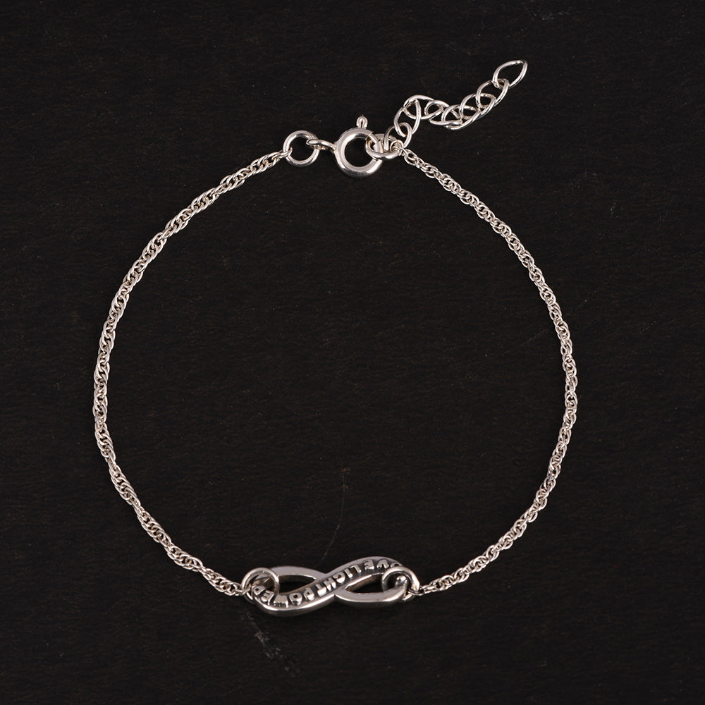 Infinity Love Light Power Chain Styled Bracelet