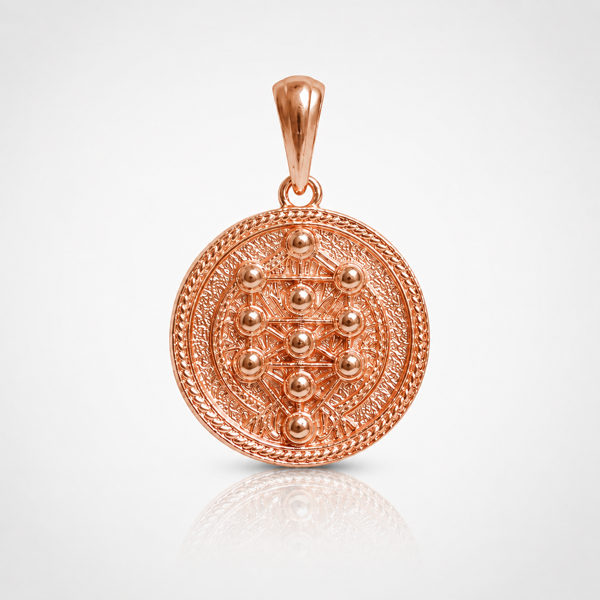 Kabbalah Tree Of Life Pendant- Copper