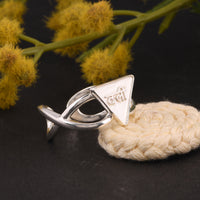 Kleem Yantra Ring: (92.5 Sterling Silver)