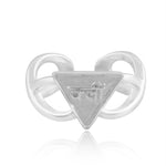 Kleem Yantra Ring: (92.5 Sterling Silver)