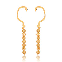 Kundalini Earrings  with Seven Chakras (Snake Earrings)