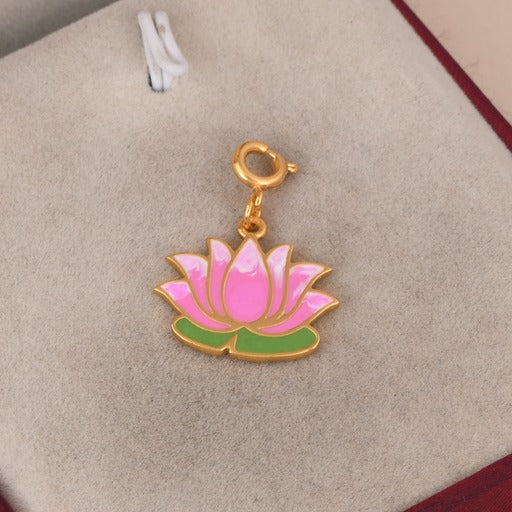 Lakshmi Lotus Charm