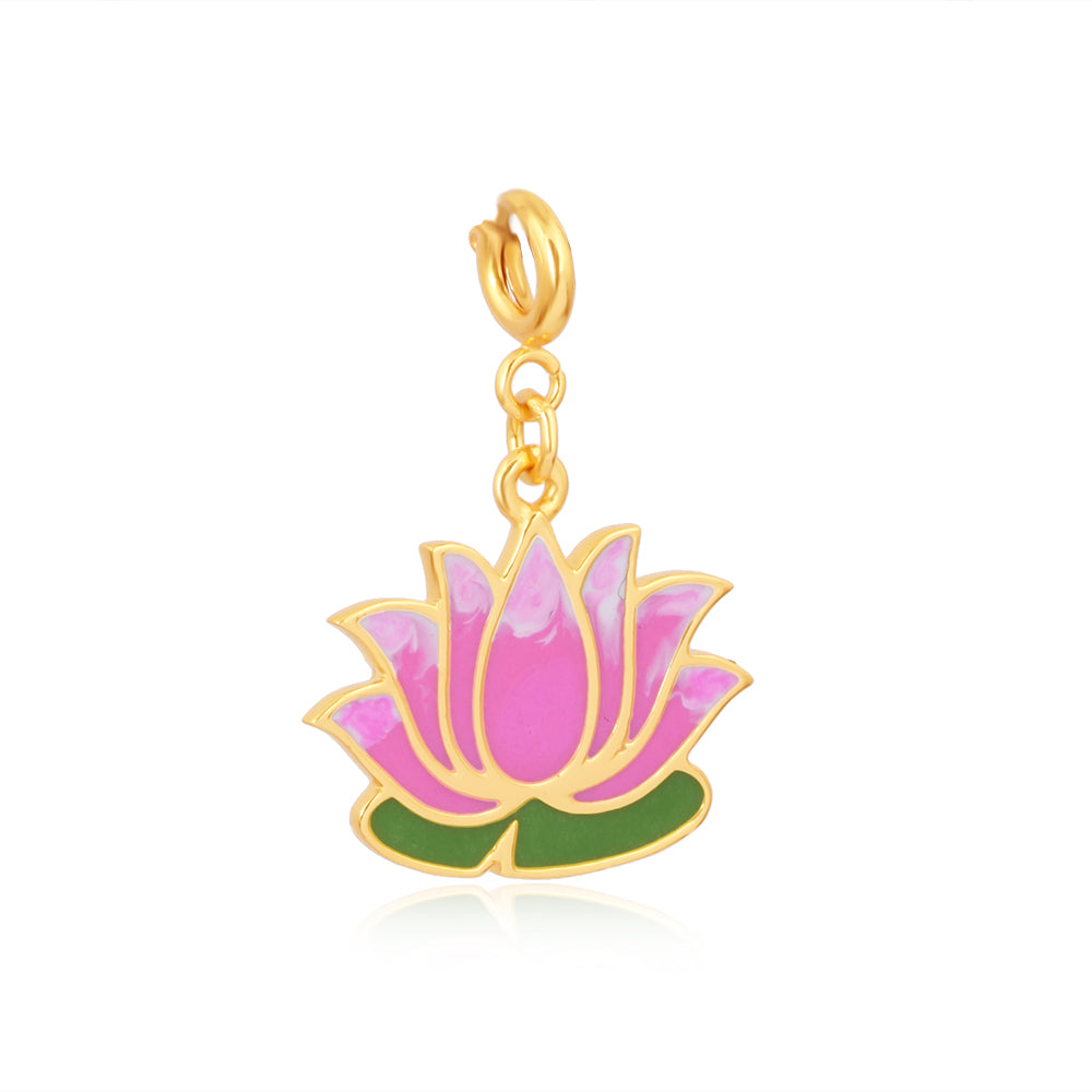 Abundance Charm: Lakshmi Lotus Charm