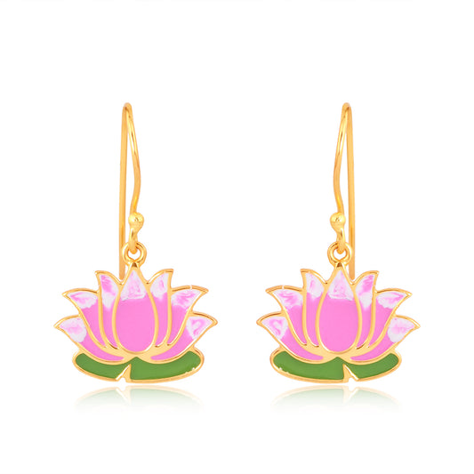 Lakshmi Lotus Earrings