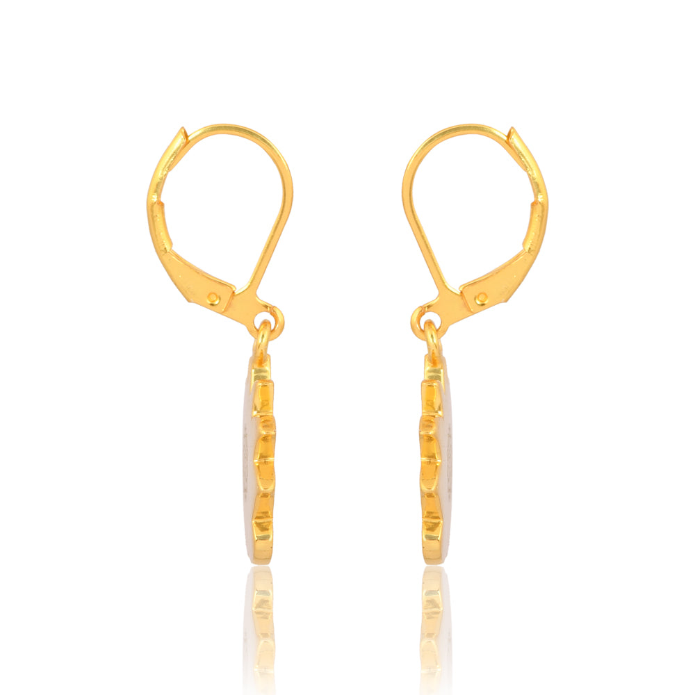 Lakshmi Lotus Earrings