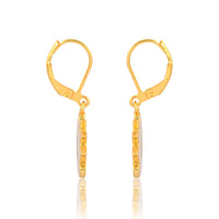 Lakshmi Lotus Earrings (18kt Gold Micron)