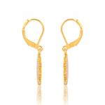 Lakshmi Lotus Earrings (18kt Gold Micron)