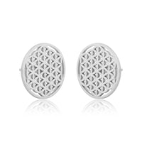 Mini Flower of Life Earrings (92.5 Sterling Silver)