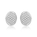 Mini Flower of Life Earrings (92.5 Sterling Silver)