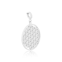 Mini Flower of Life Pendant without Chain (92.5 Sterling Silver)