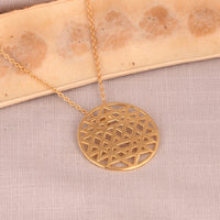 Navyoni Pendant (18kt Gold Micron)