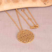 Navyoni Pendant (18kt Gold Micron)
