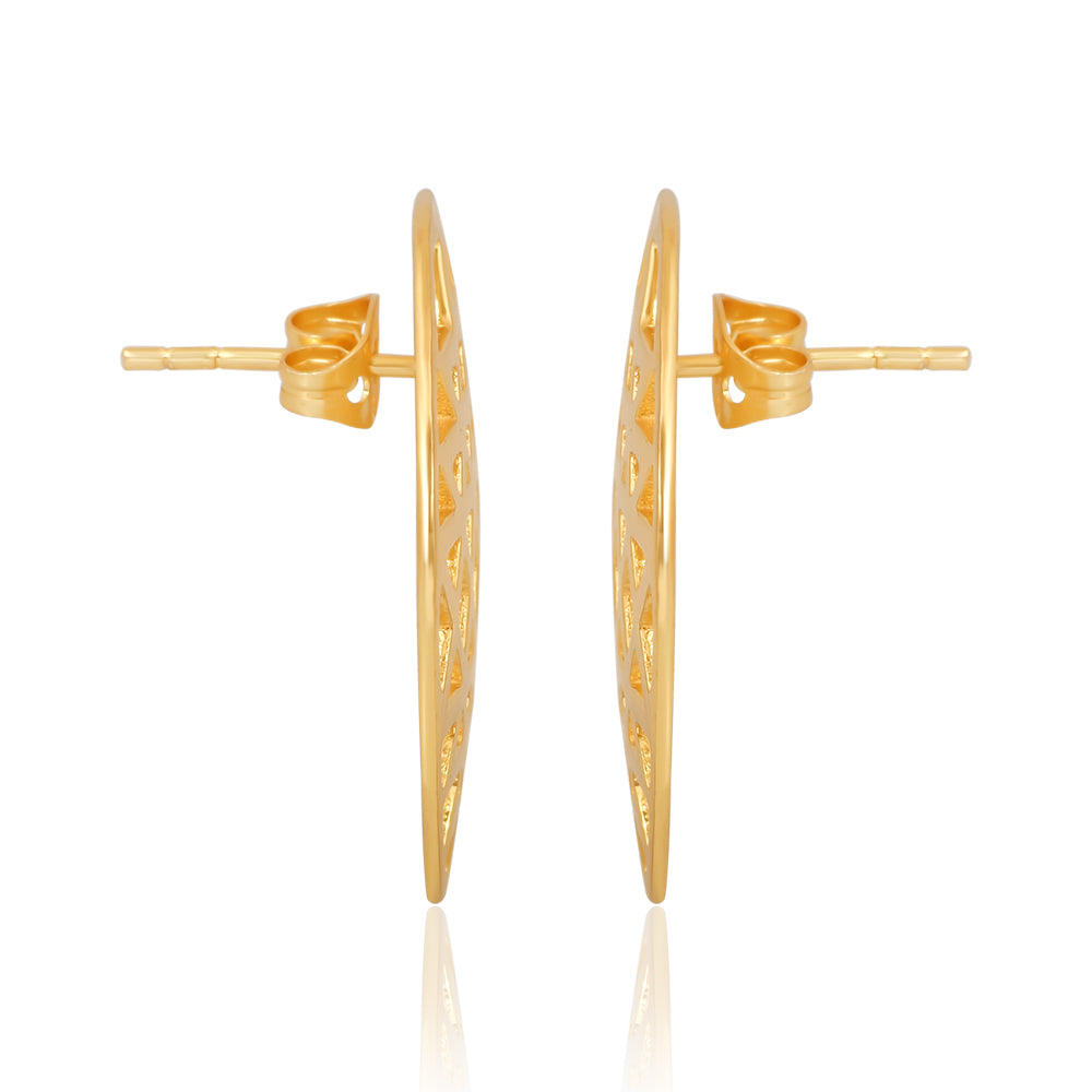 Navyoni Earrings (18kt Gold Micron)