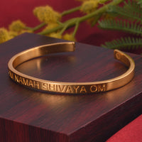 Om Namah Shivaya Om Bracelet (Brass)
