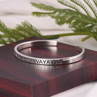 Om Namah Shivaya Om Bracelet (92.5 Sterling Silver)