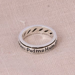 Om Mani Padme Hum Ring (92.5 Sterling Silver)