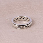 Om Mani Padme Hum Ring (92.5 Sterling Silver)