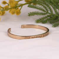 Om Namah Shivaya Om Bracelet (Brass)