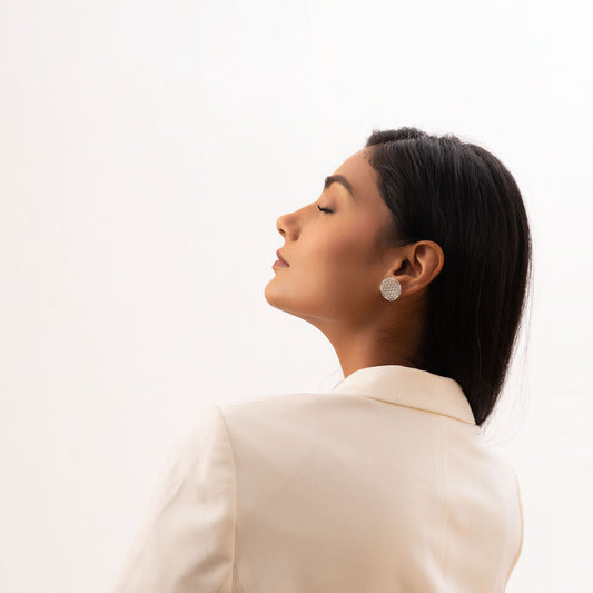 Mini Flower of Life Earrings (92.5 Sterling Silver)