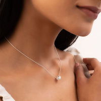 Twin Heart Chakra Ball Pendant (92.5 Sterling Silver)