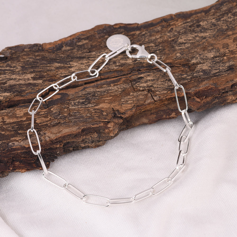 Paperclip Bracelet - Silver