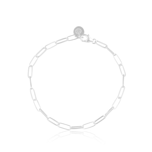 Paperclip Bracelet (92.5 Sterling Silver)