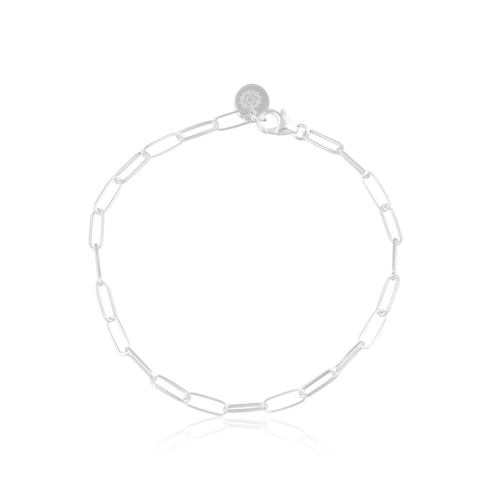 Paperclip Bracelet (92.5 Sterling Silver)