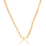 Paperclip Chain - 24inch (18Kt Gold Micron)