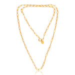 Paperclip Chain - 32inch (18Kt Gold Micron)