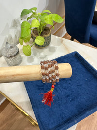 Powerful Rudraksh Mala with Sphatik