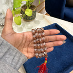 Powerful Rudraksh Mala with Sphatik