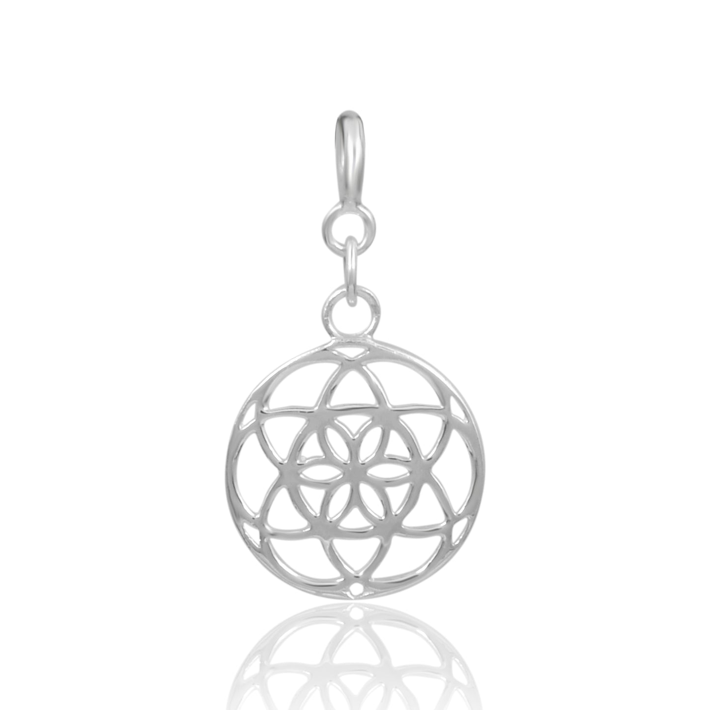 Seed of Life Charm  925 Sterling Silver