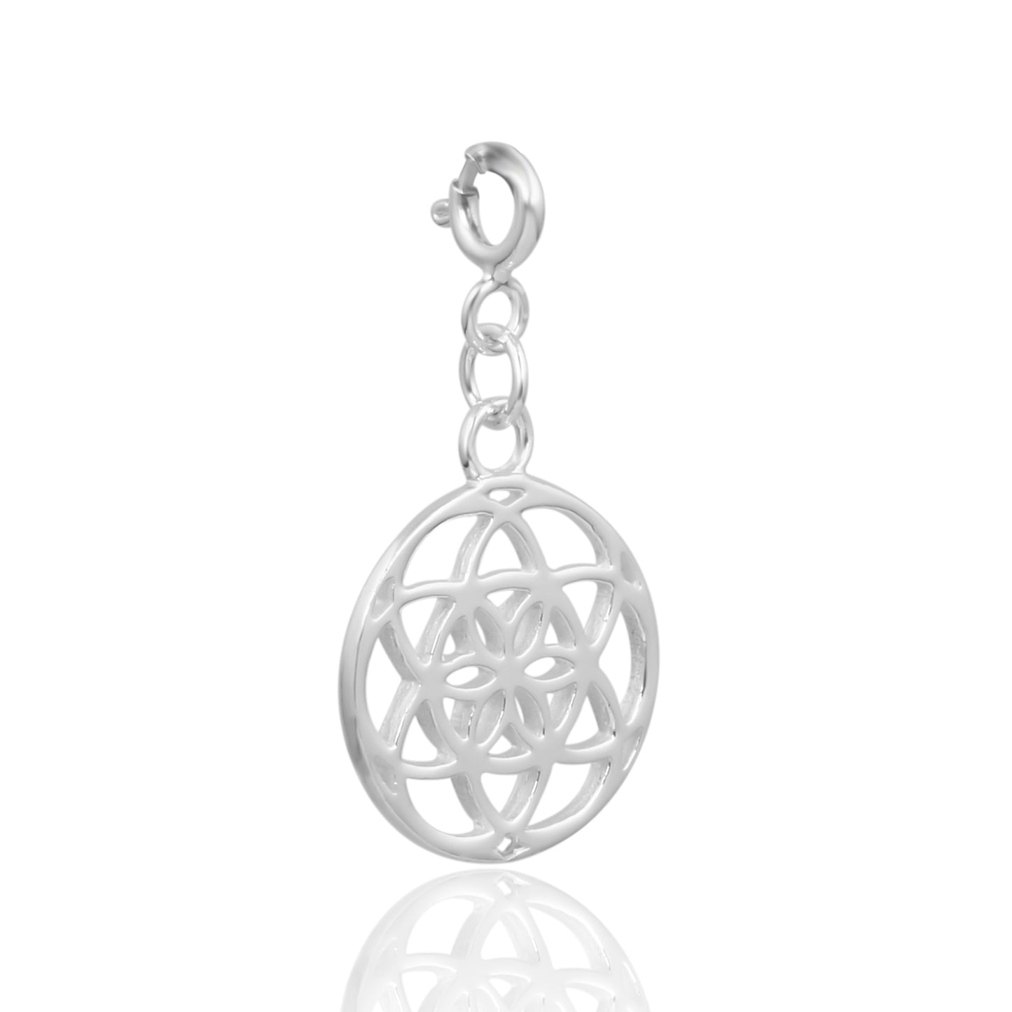 Seed of Life Charm  925 Sterling Silver