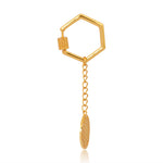 Seed of Life Keychain (18kt Gold Micron)